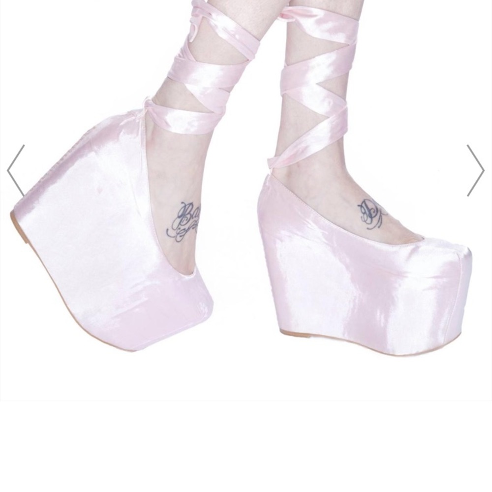 Jeffrey Campbell ballerina platforms